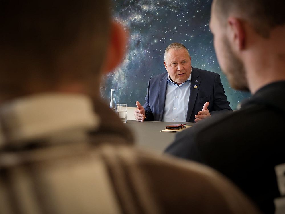 Hovenjürgen berichtet über seine arbeit